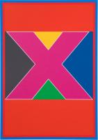 Dazzle Letter X by Sir Peter Blake